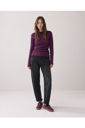 Summum Woman Top Structure jersey 324 Wineberry