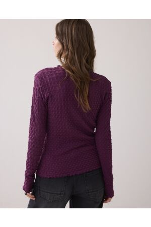 Summum Woman Top Structure jersey 324 Wineberry