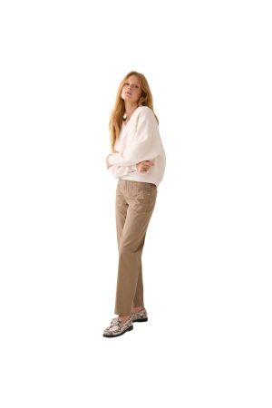 Summum Woman Tapered aurora stretch twill 706 Funghi