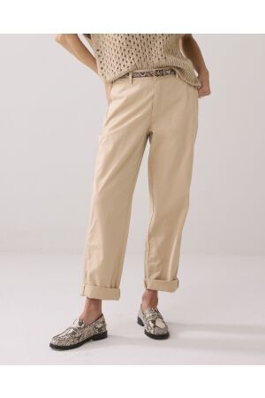Summum Woman Cocoon chino aurora stretch twill 722 Alpaca