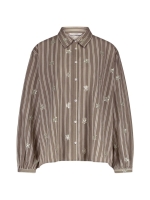 Summum Woman Blouse Stripe scattered embro 706 Funghi