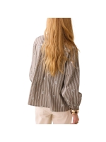 Summum Woman Blouse Stripe scattered embro 706 Funghi