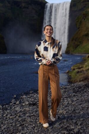 NUKUS Jill Pants Scuba 64 camel