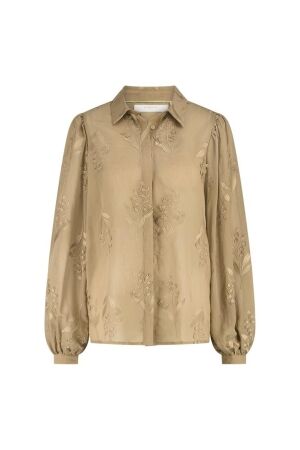 NUKUS Jolies Blouse Embroidery 64 camel