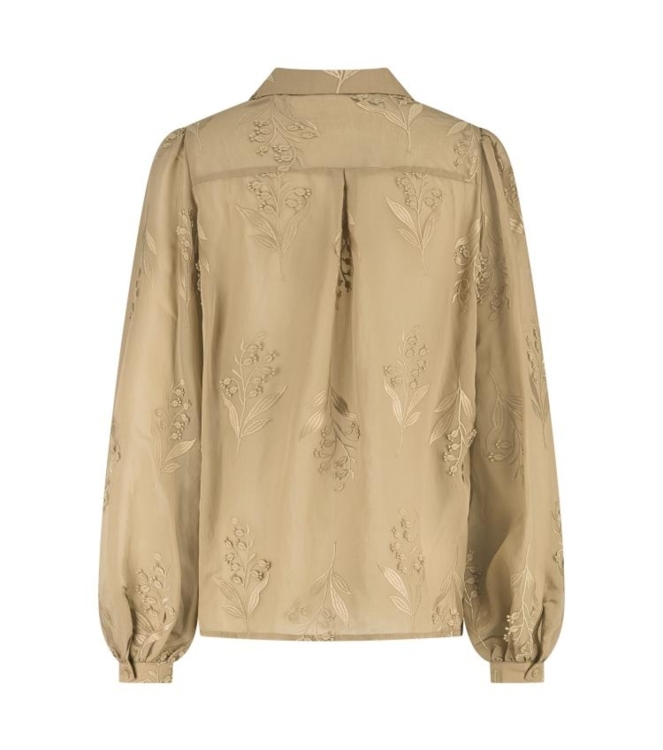 NUKUS Jolies Blouse Embroidery 64 camel