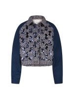 NUKUS Milou Jacket Paillet 70 navy