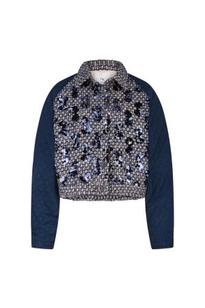 NUKUS Milou Jacket Paillet 70 navy