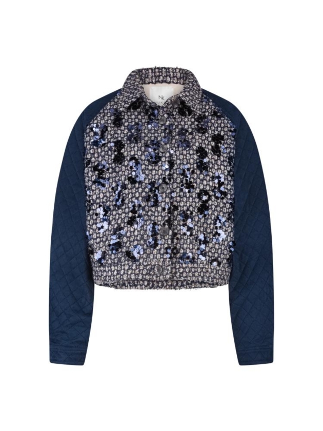 NUKUS Milou Jacket Paillet 70 navy