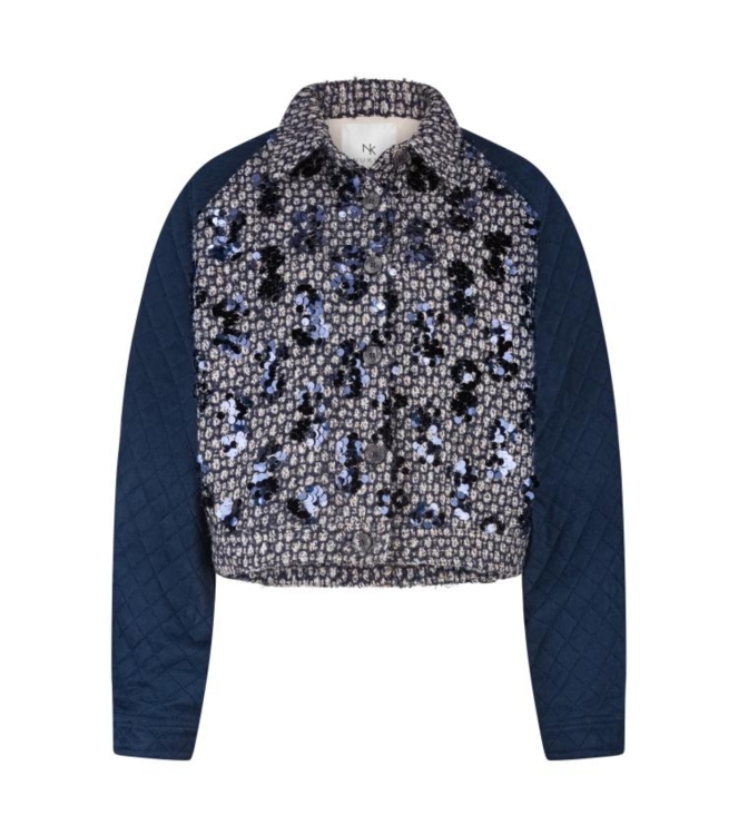 NUKUS Milou Jacket Paillet 70 navy
