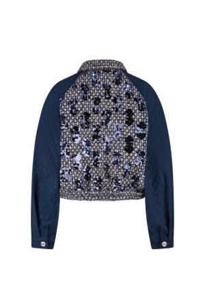NUKUS Milou Jacket Paillet 70 navy
