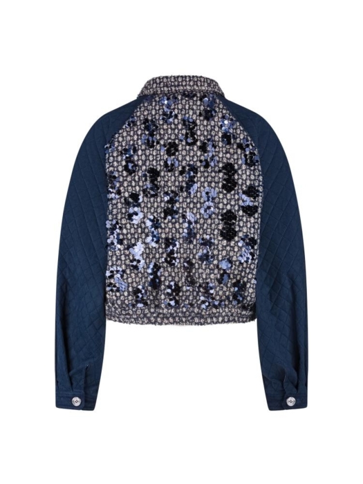 NUKUS Milou Jacket Paillet 70 navy