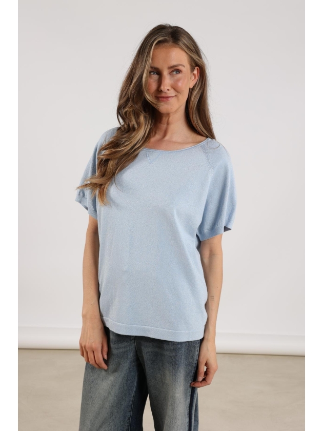 NUKUS Anita Top Lurex 265 ice