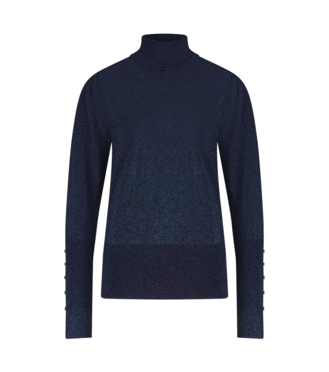 NUKUS Sylvia Pullover Lurex 70 navy