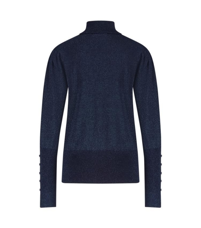 NUKUS Sylvia Pullover Lurex 70 navy