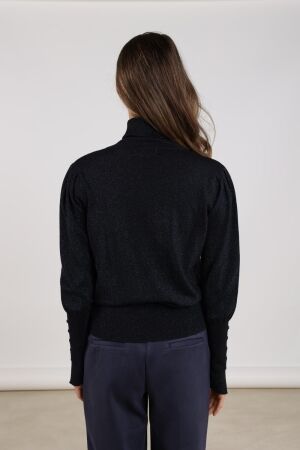 NUKUS Sylvia Pullover Lurex 70 navy