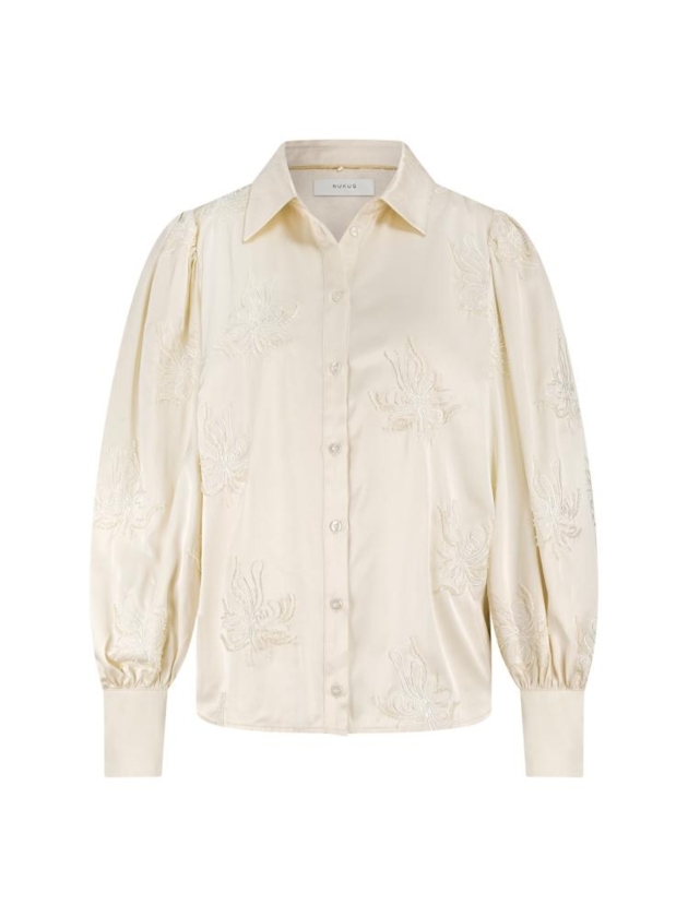 NUKUS Preston Blouse Embroidery 17 off white
