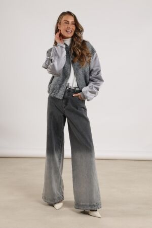 NUKUS Baltimore Jacket Satin 21 light grey