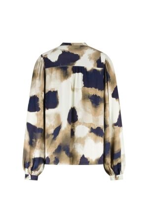 NUKUS Coco Blouse 296 sand/navy