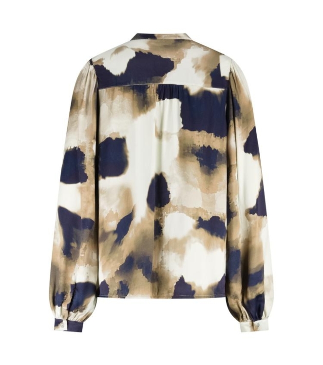 NUKUS Coco Blouse 296 sand/navy