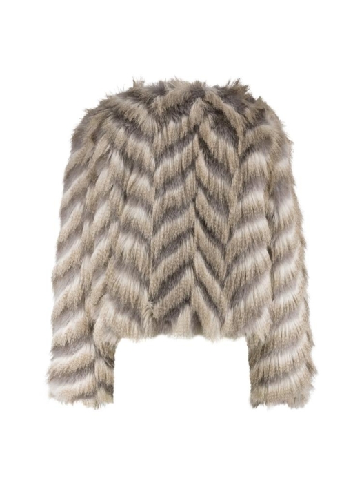 NUKUS Lori Jacket Zigzag 309 offwhite/grey