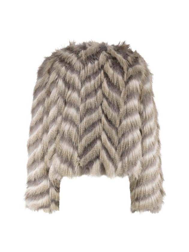 NUKUS Lori Jacket Zigzag 309 offwhite/grey