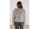NUKUS Lori Jacket Zigzag 309 offwhite/grey