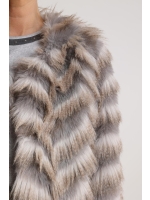 NUKUS Lori Jacket Zigzag 309 offwhite/grey
