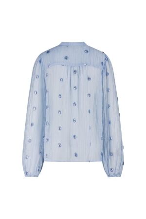 NUKUS Rosan Blouse Embroidery 265 ice