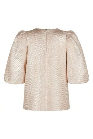 NUKUS Mirthe Top Shiny 267 gold/dusty pink