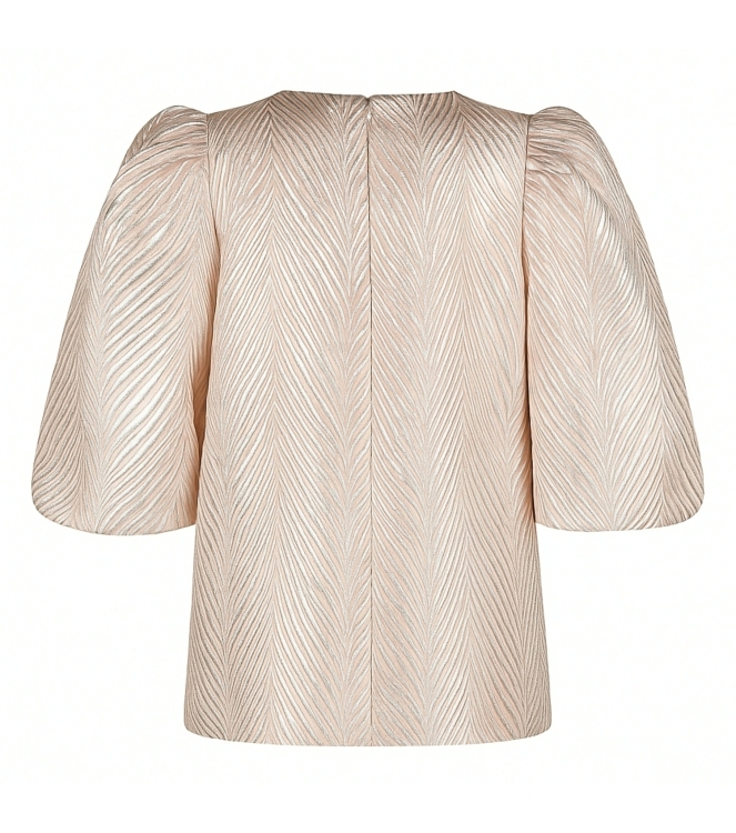 NUKUS Mirthe Top Shiny 267 gold/dusty pink