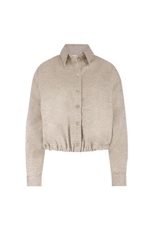 NUKUS Lara Blouse Strass 9 sand