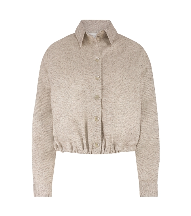 NUKUS Lara Blouse Strass 9 sand