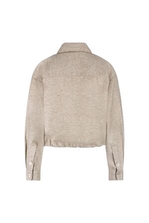 NUKUS Lara Blouse Strass 9 sand