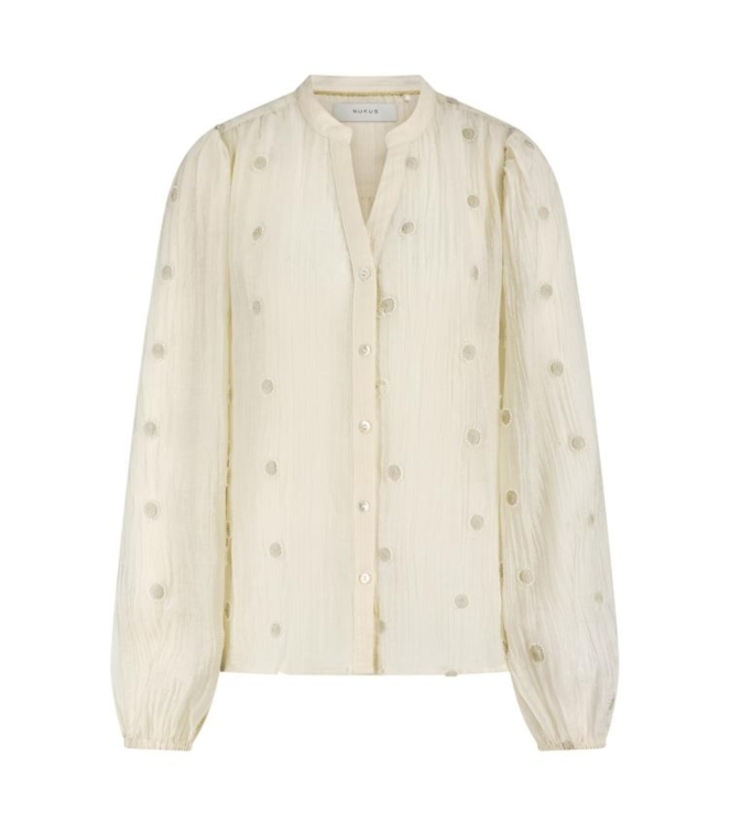 NUKUS Rosan Blouse Embroidery 17 off white