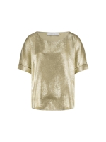NUKUS Irene Top Shiny 4 gold