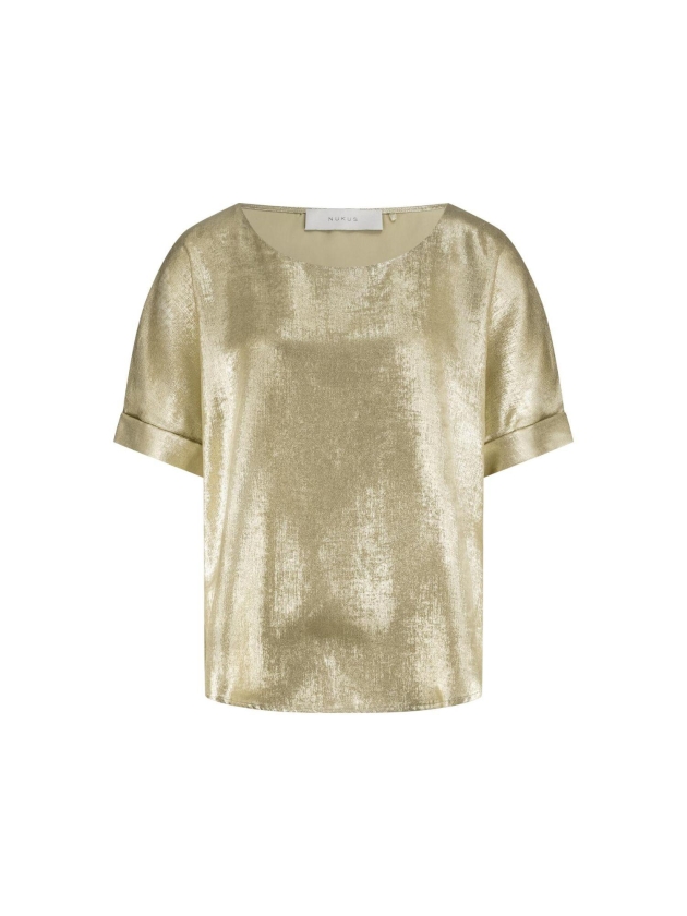 NUKUS Irene Top Shiny 4 gold