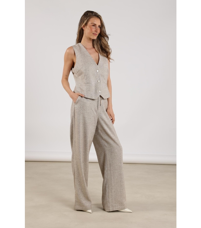NUKUS Vera Pants Strass 9 sand