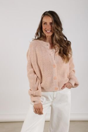 NUKUS Jess Cardigan Lurex 266 dusty pink