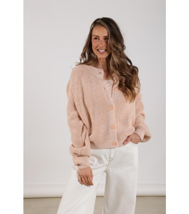 NUKUS Jess Cardigan Lurex 266 dusty pink