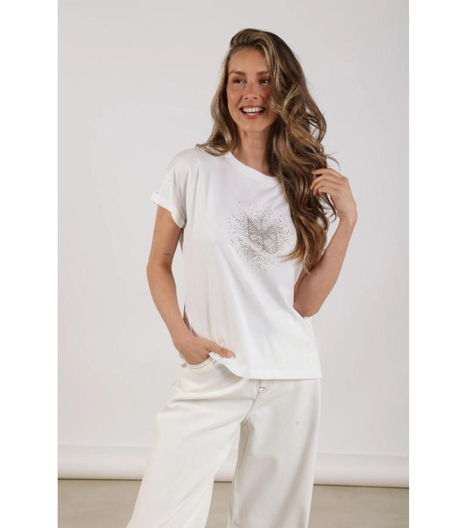 NUKUS Vilamoura Shirt NK Strass 17 off white