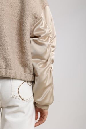 NUKUS Baltimore Jacket Satin 9 sand