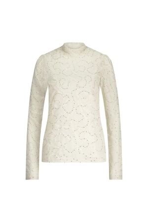 NUKUS Puck Top Leaf Paillet 17 off white