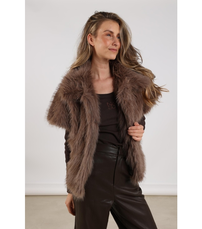 NUKUS Loua Gilet 65 fango