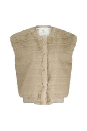 NUKUS Billy Gilet Stripe 9 sand