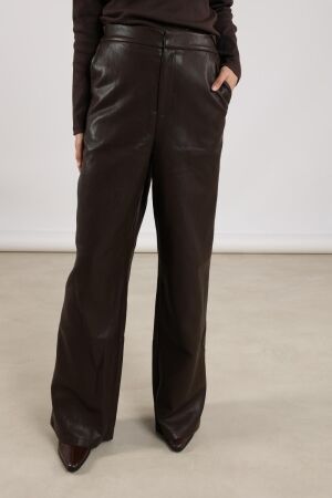 NUKUS Fenna Pants 268 dark chocolate
