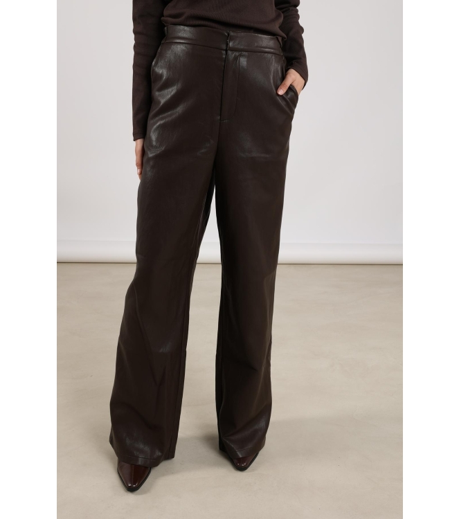 NUKUS Fenna Pants 268 dark chocolate