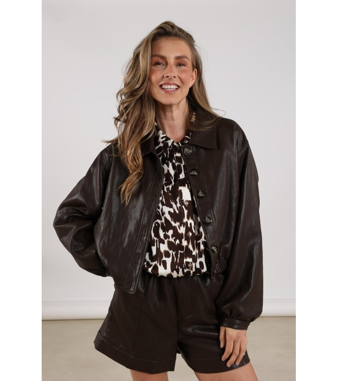 NUKUS Fiene Jacket 268 dark chocolate