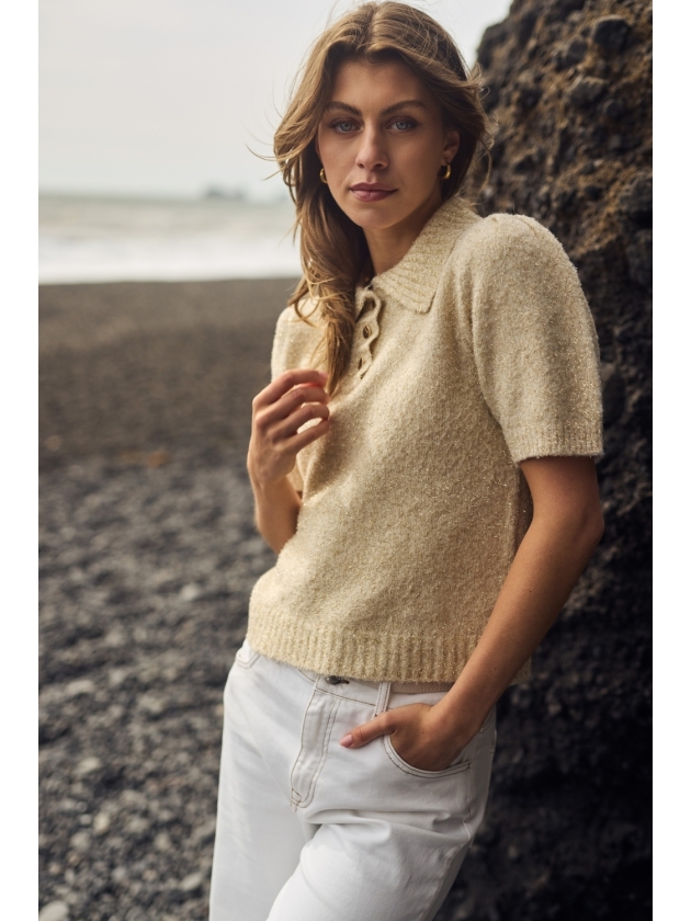 NUKUS Sandra Pullover 9 sand