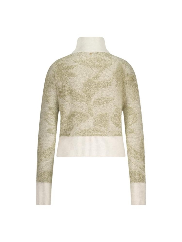 NUKUS Lia Pullover Lurex 126 offwhite/gold