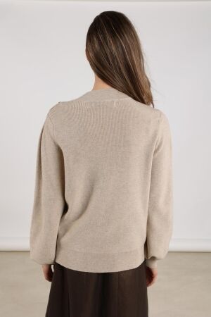 NUKUS Daytona Pullover Lurex 9 sand